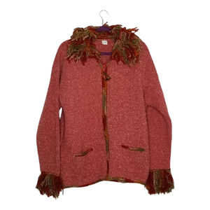 Winter House Fringe Vintage 100% Wool